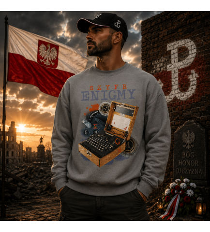 BLUZA Miś Szyfr Enigmy